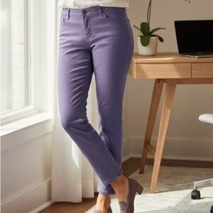Westport Midrise Lavender Skinny Ankle Pants Size: 10